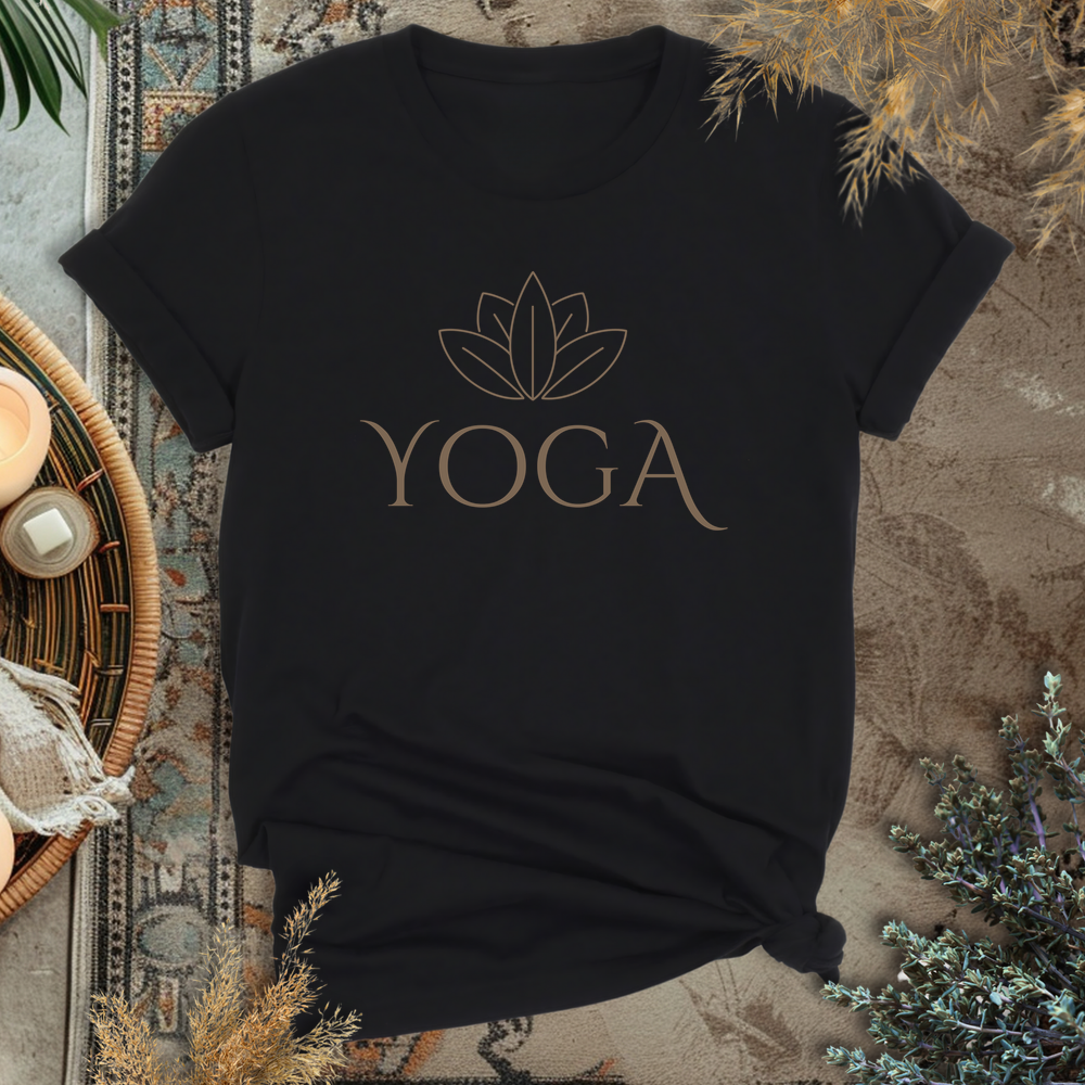 Lotus Flow T-Shirt - Black