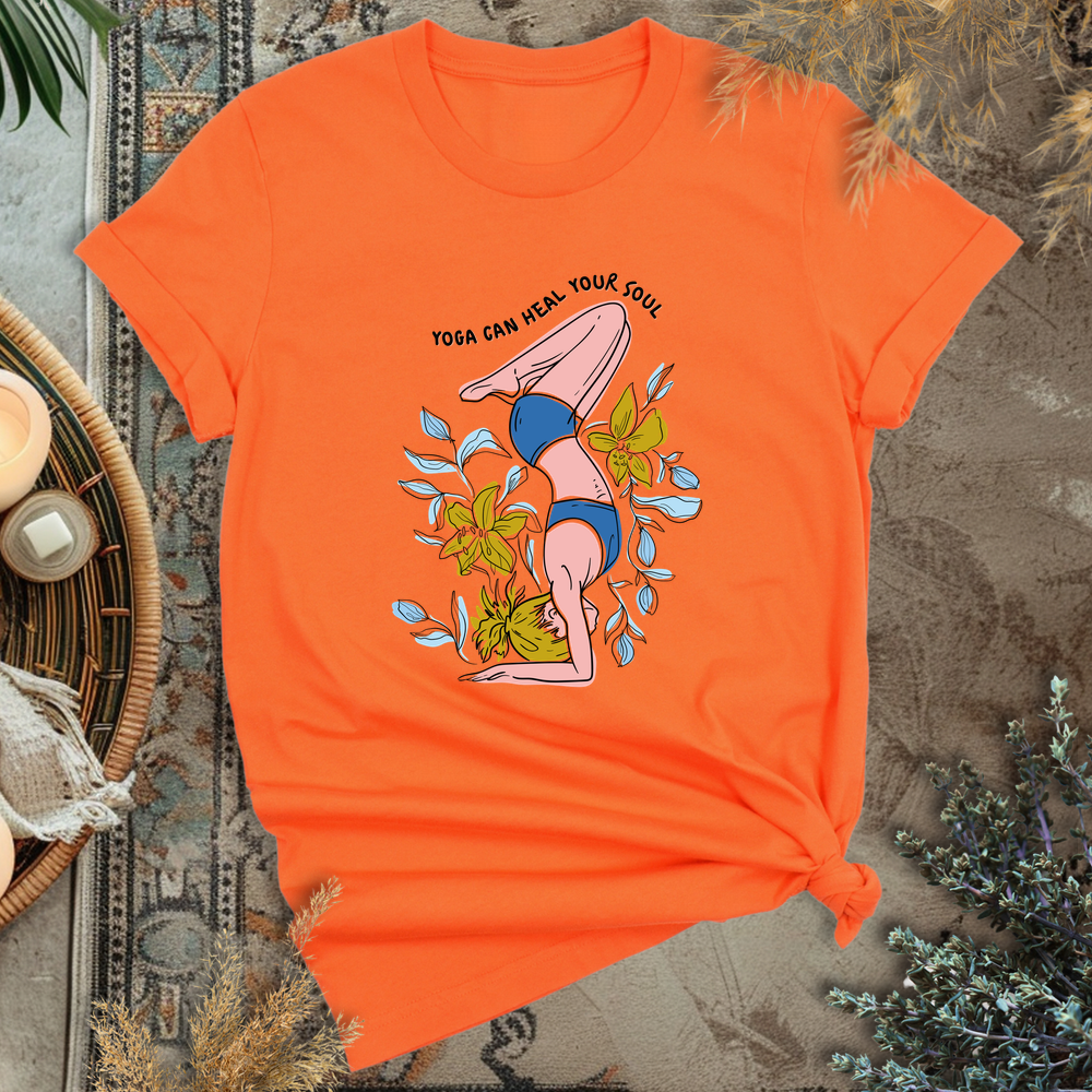 Soul Healer Yoga T-Shirt - Orange