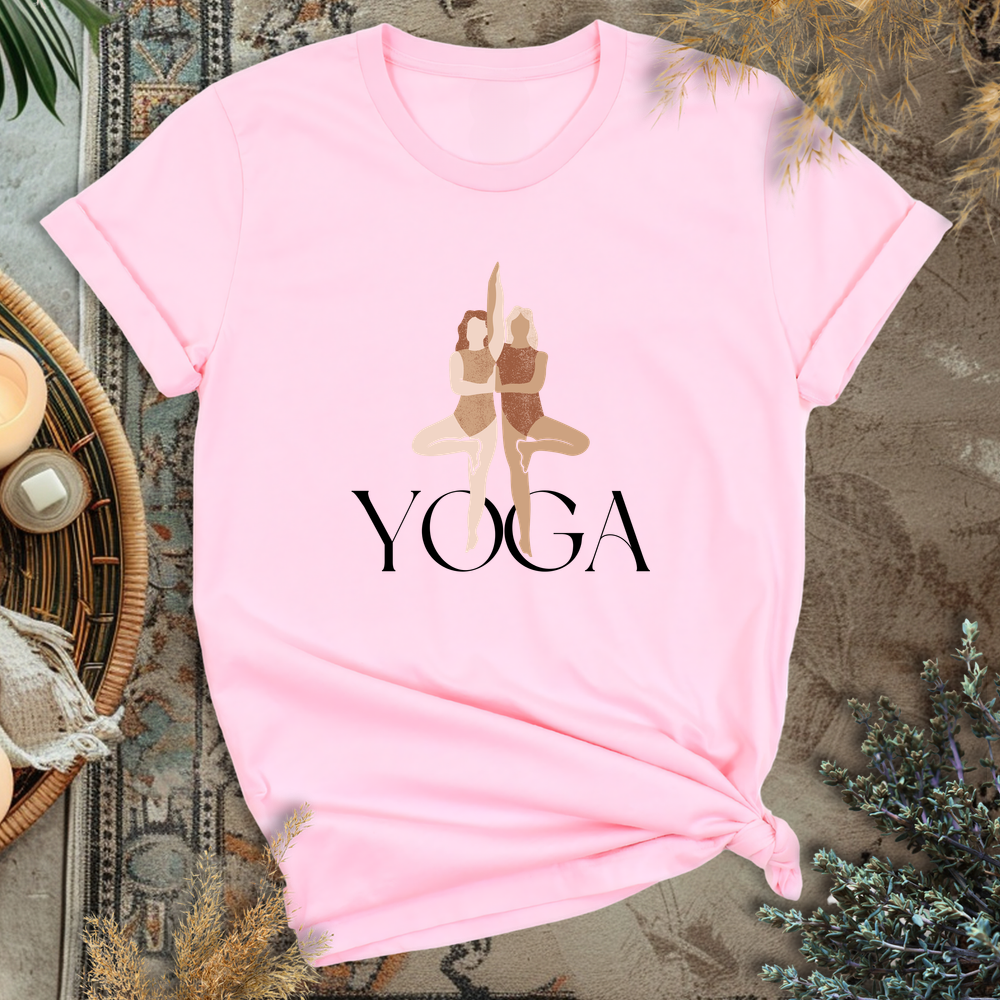 Yoga Sisters T-Shirt - Pink