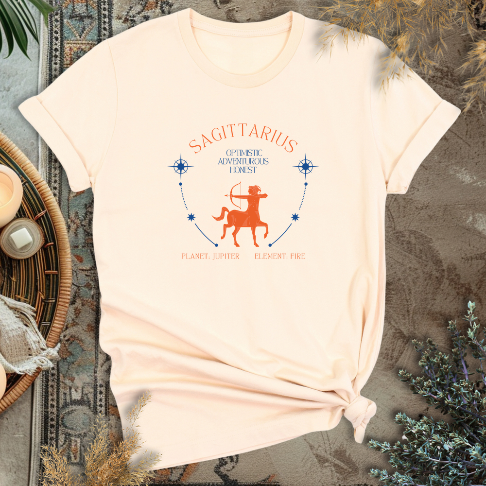 Sagittarius T-Shirt - Soft Cream