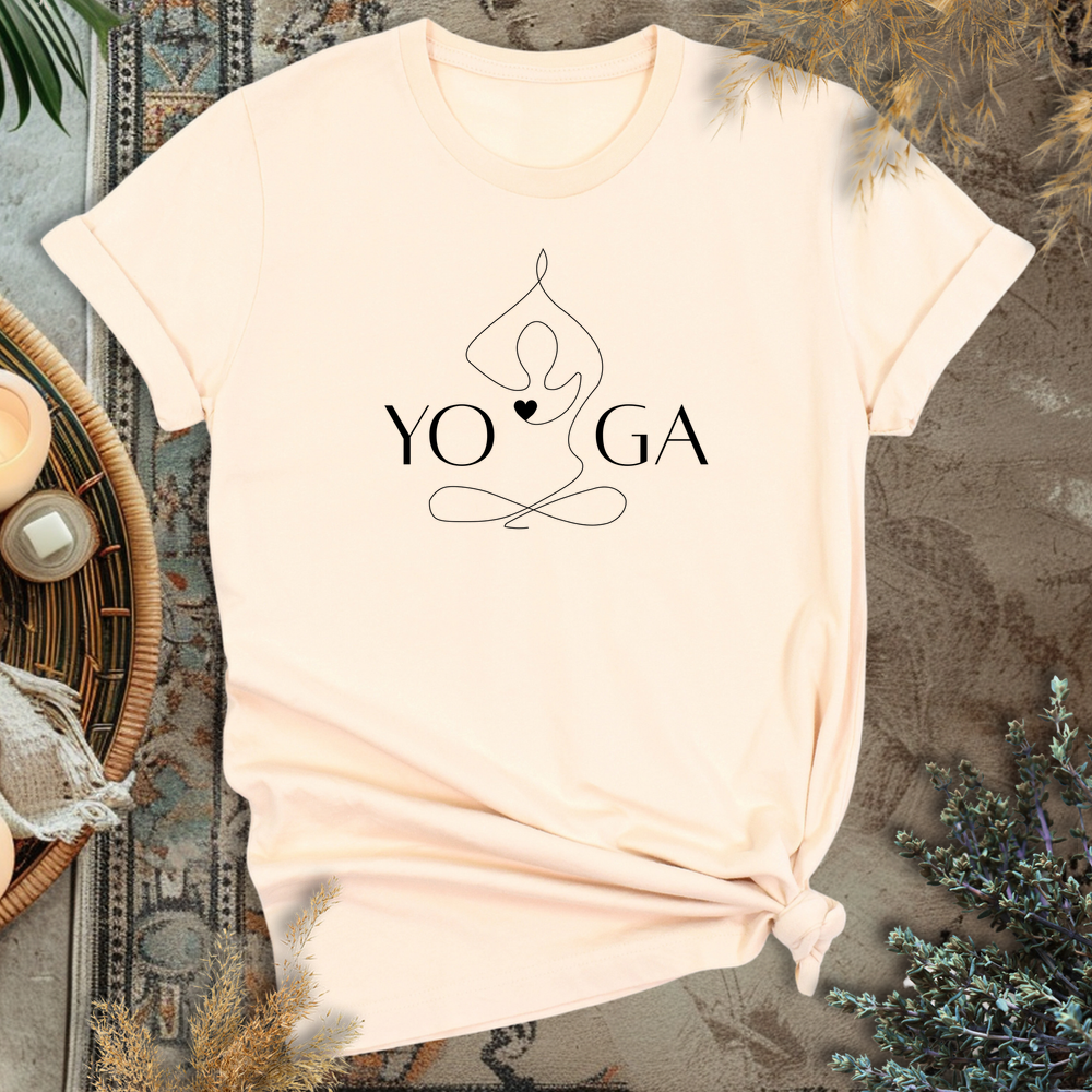 Yoga Freedom T-Shirt - Soft Cream