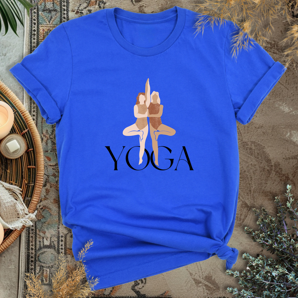 Yoga Sisters T-Shirt - True Royal