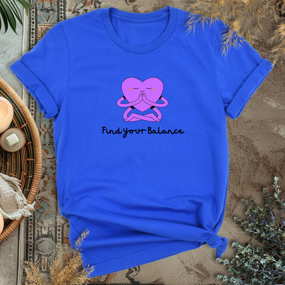Find your Balance T-Shirt - True Royal