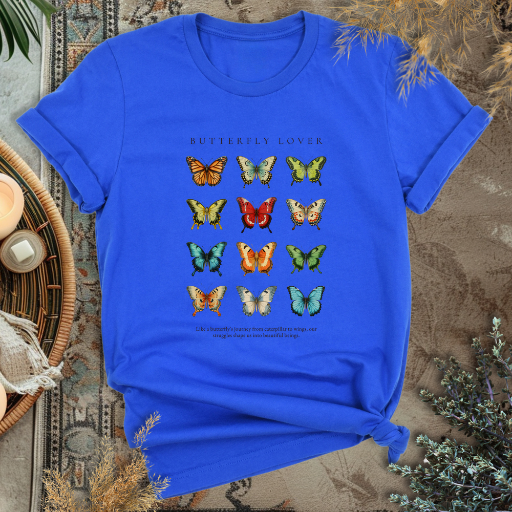 Rise & Shine Butterfly T-Shirt - True Royal