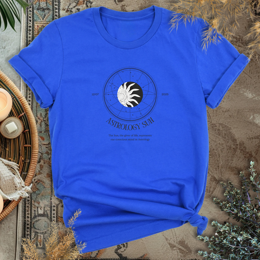 Astrology Sun T-Shirt - True Royal