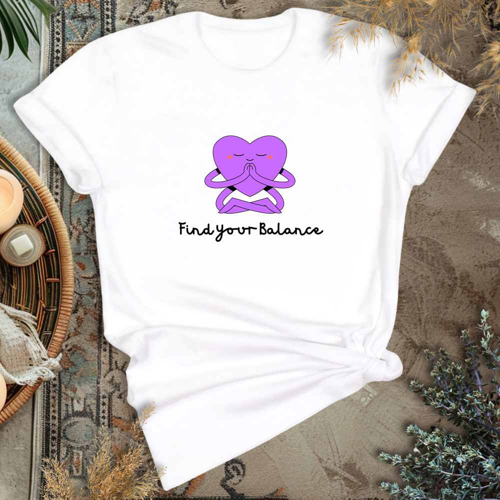 Find your Balance T-Shirt - White