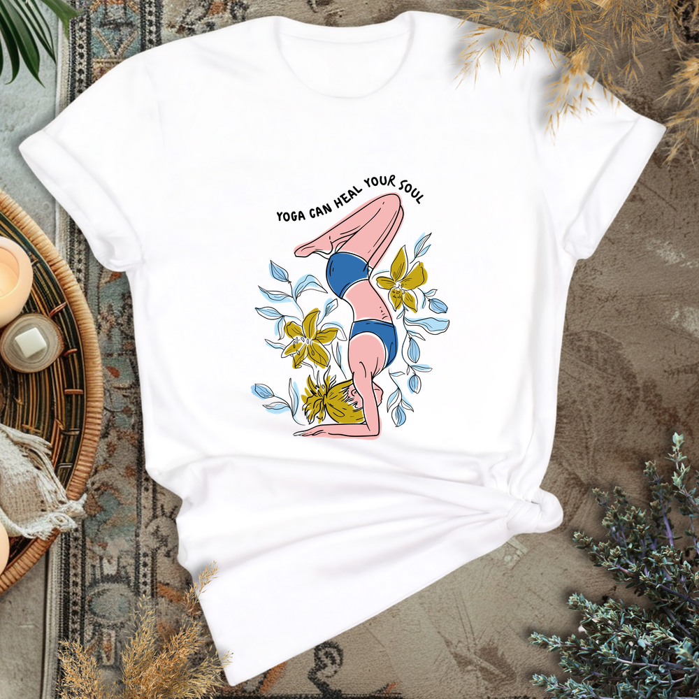 Soul Healer Yoga T-Shirt - White