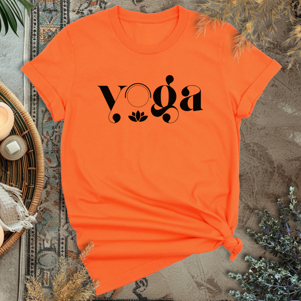 Blooming Yoga T-Shirt - Orange - orange-1746433405122