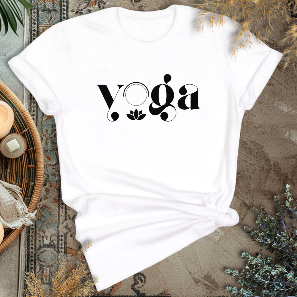 Blooming Yoga T-Shirt - White - white-1746433397814