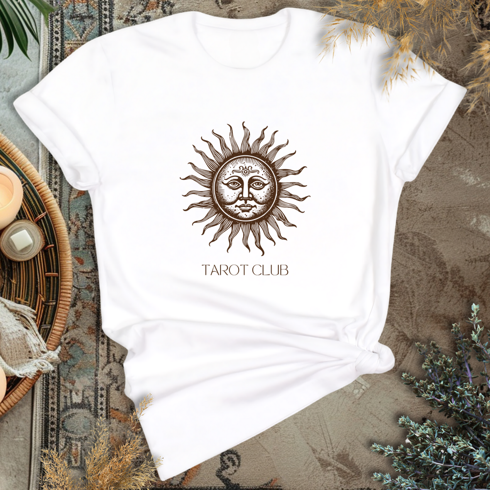 Tarot Club T-Shirt - White - white-1746434480173