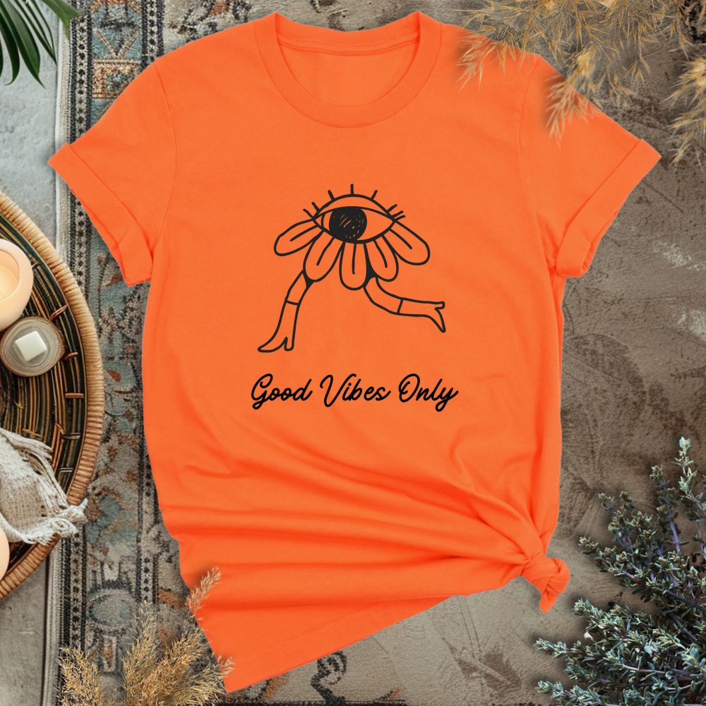 Walk of Good Vibes T-Shirt - Orange