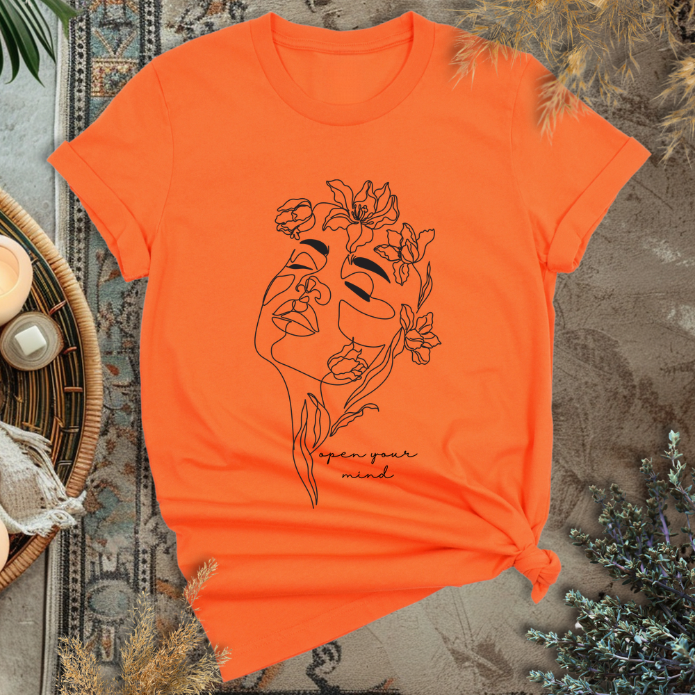 Bloom & Shine T-Shirt - Orange