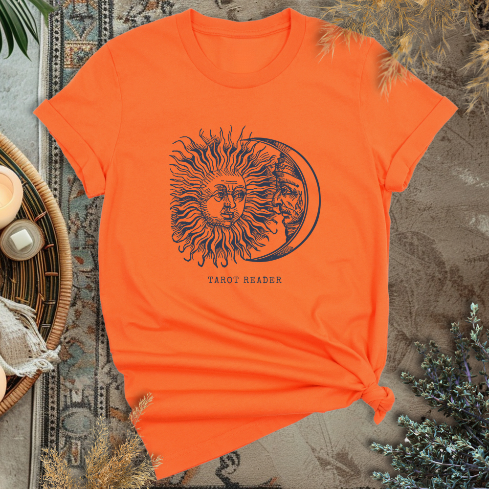 Tarot Reader T-Shirt - Orange