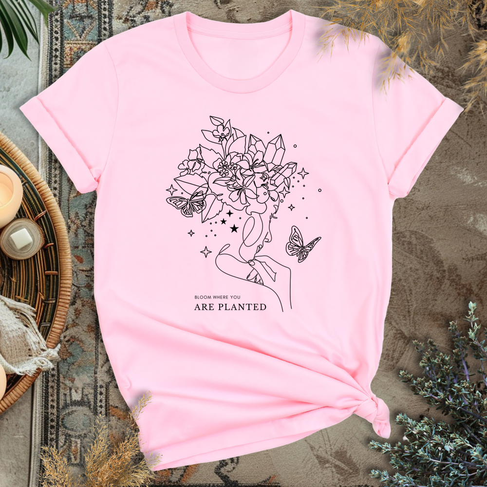 Floral Fantasy T-Shirt - Pink