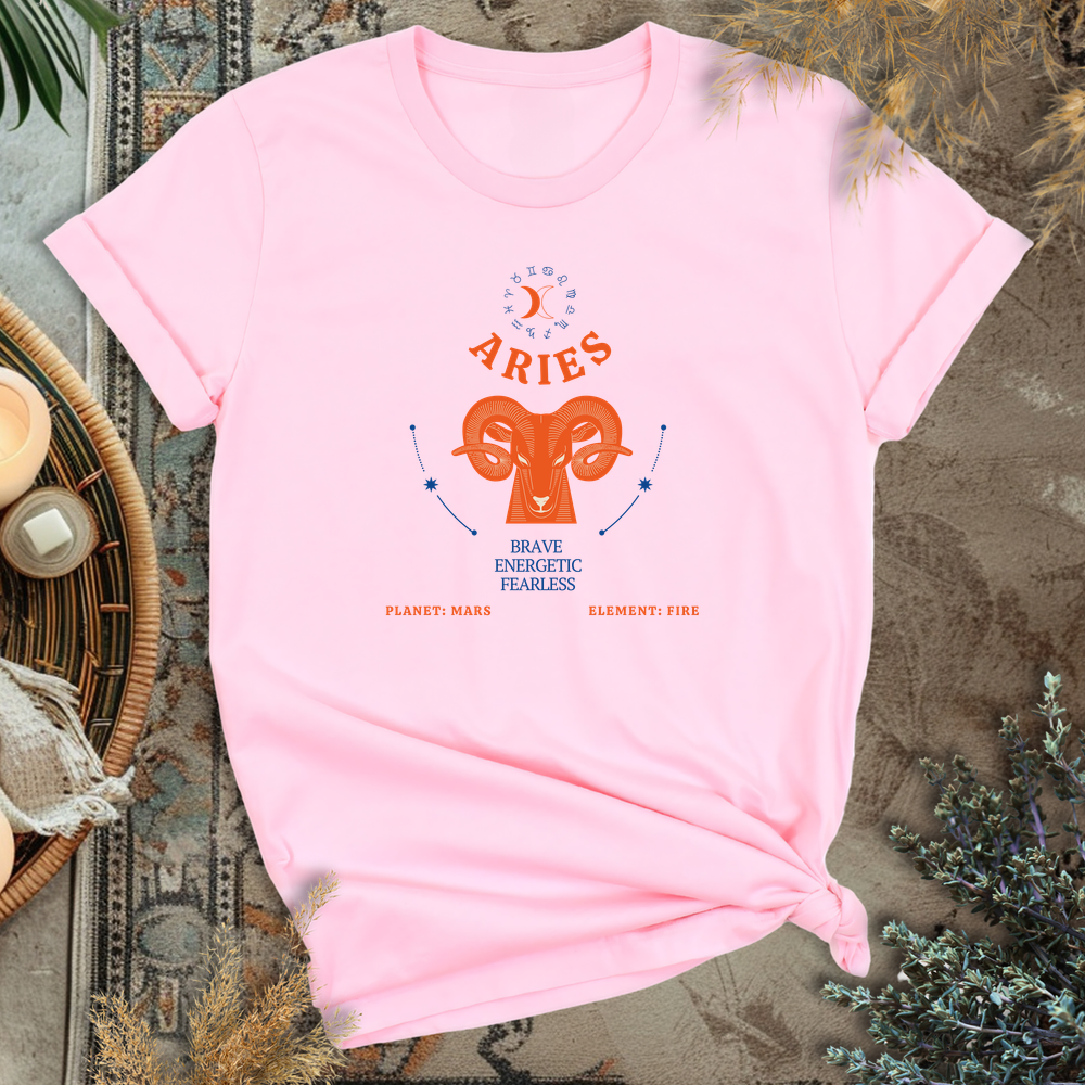 Aries T-Shirt - Pink