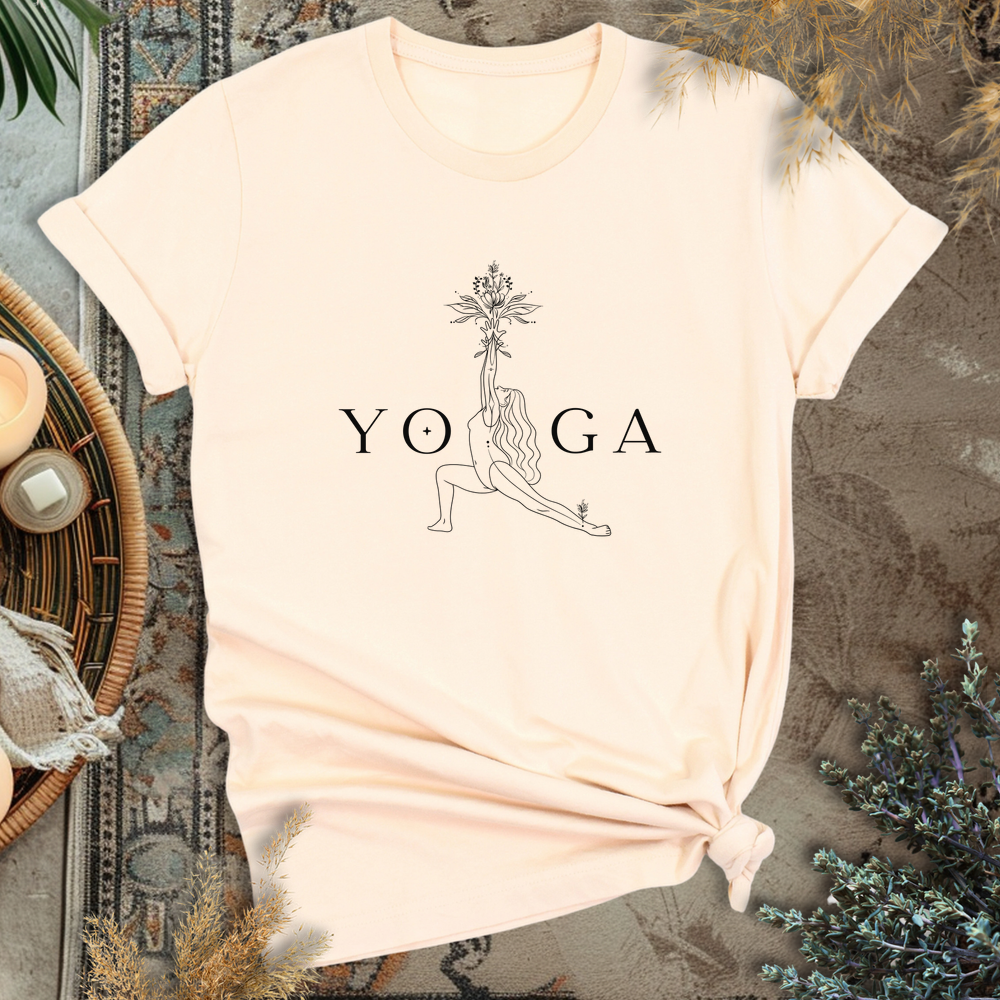 Yoga is my Superpower T-Shirt - Soft Cream
