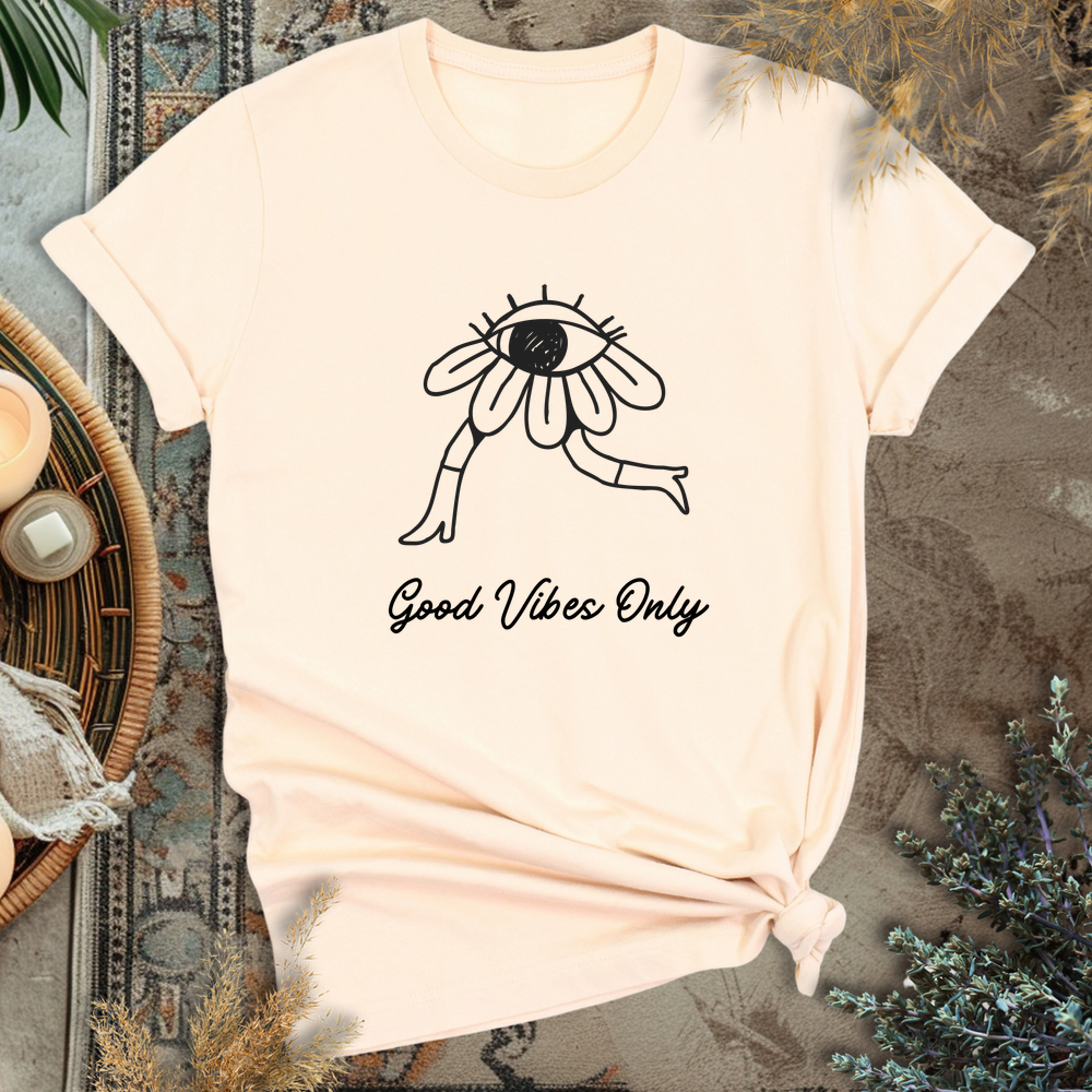 Walk of Good Vibes T-Shirt - Soft Cream