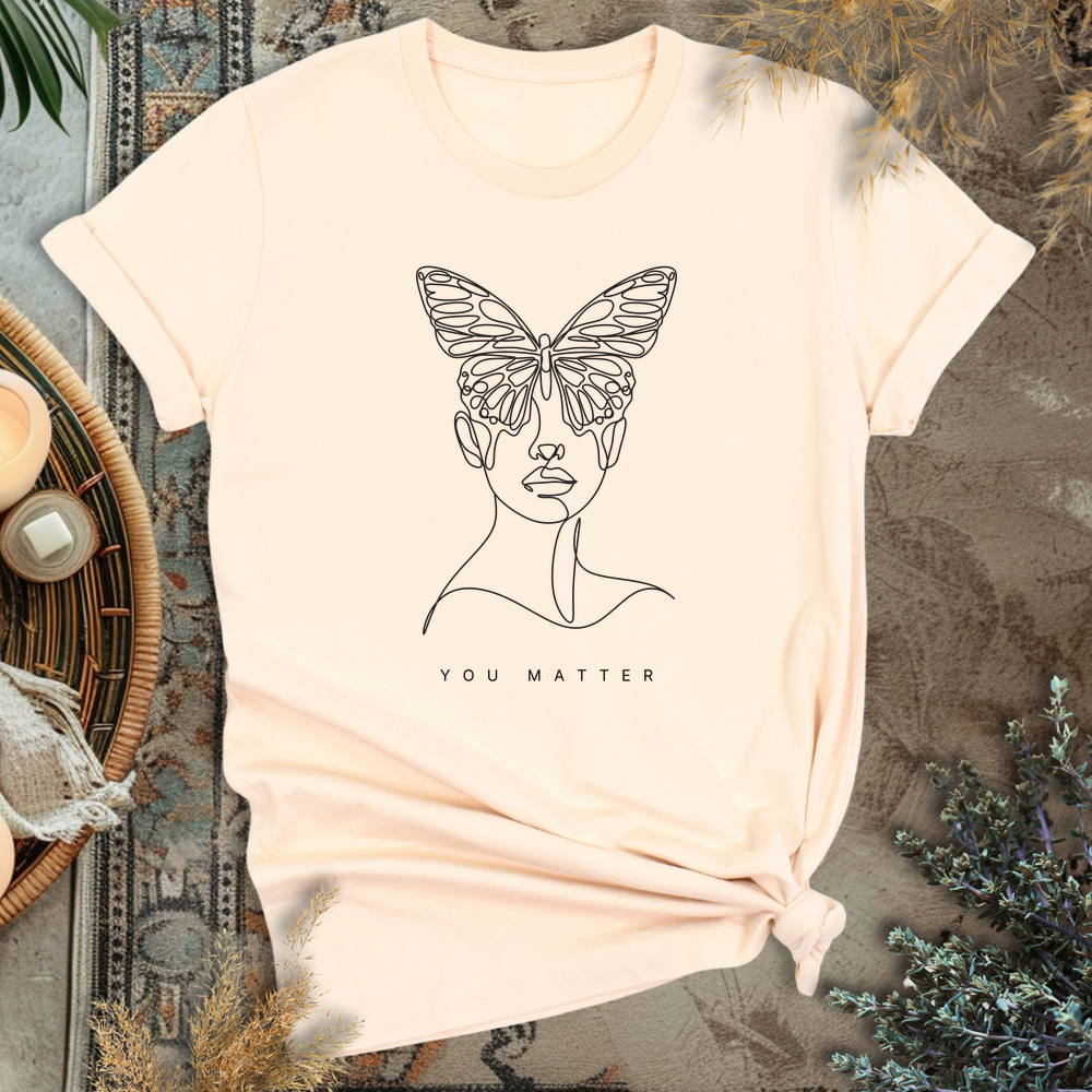 Butterfly Vision T-Shirt - Soft Cream