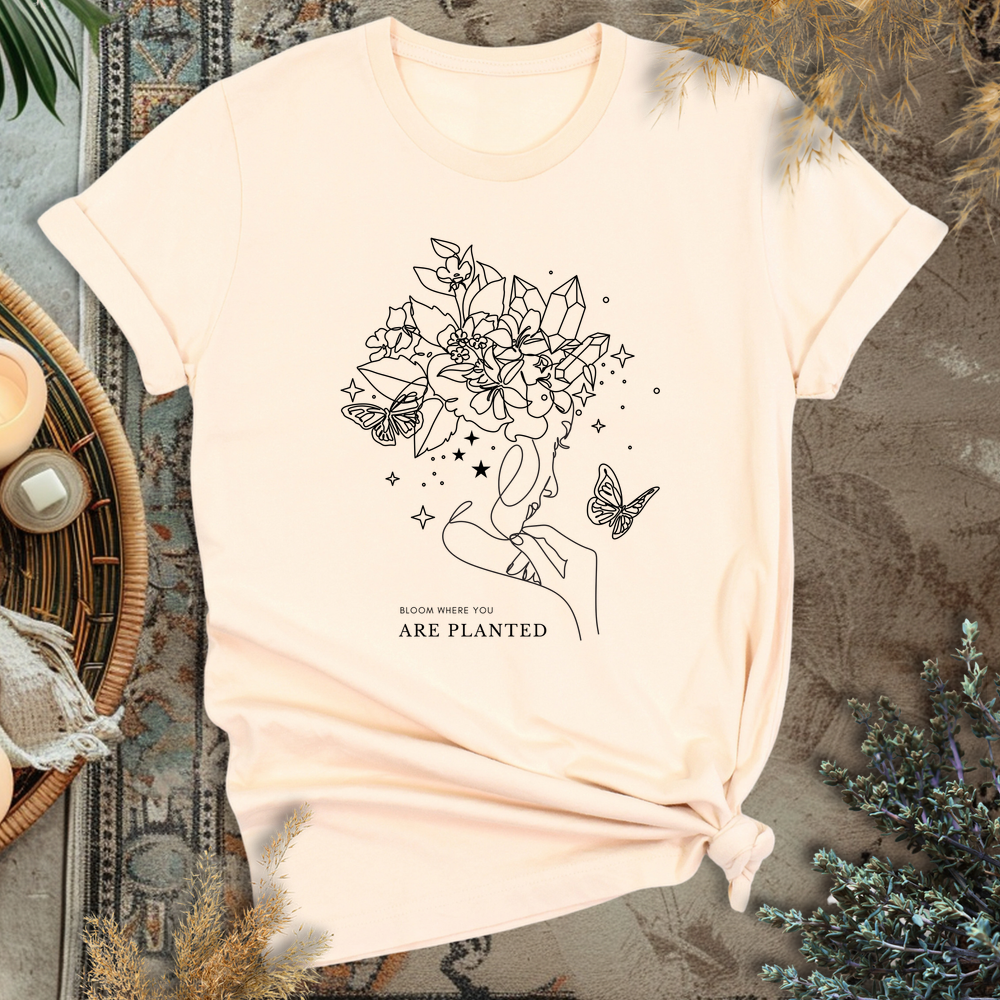 Floral Fantasy T-Shirt - Soft Cream