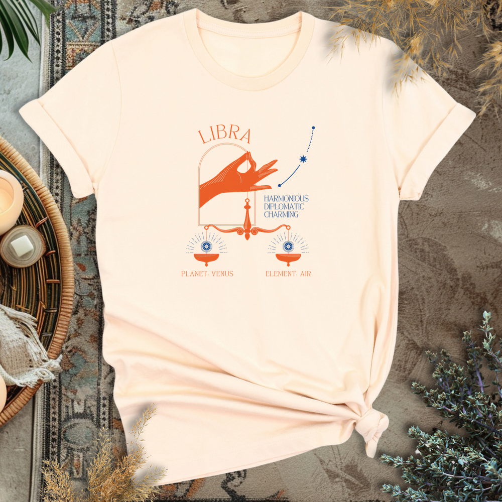 Libra T-Shirt - Soft Cream