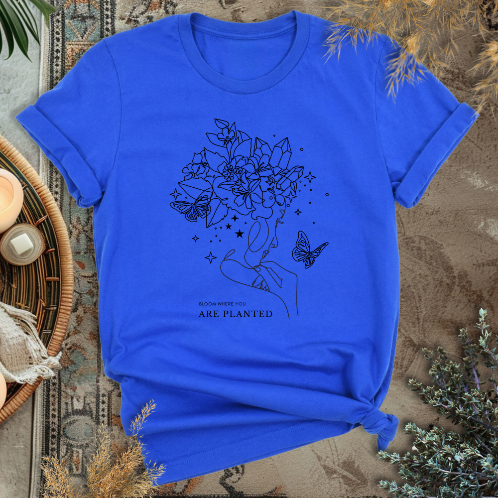 Floral Fantasy T-Shirt - True Royal
