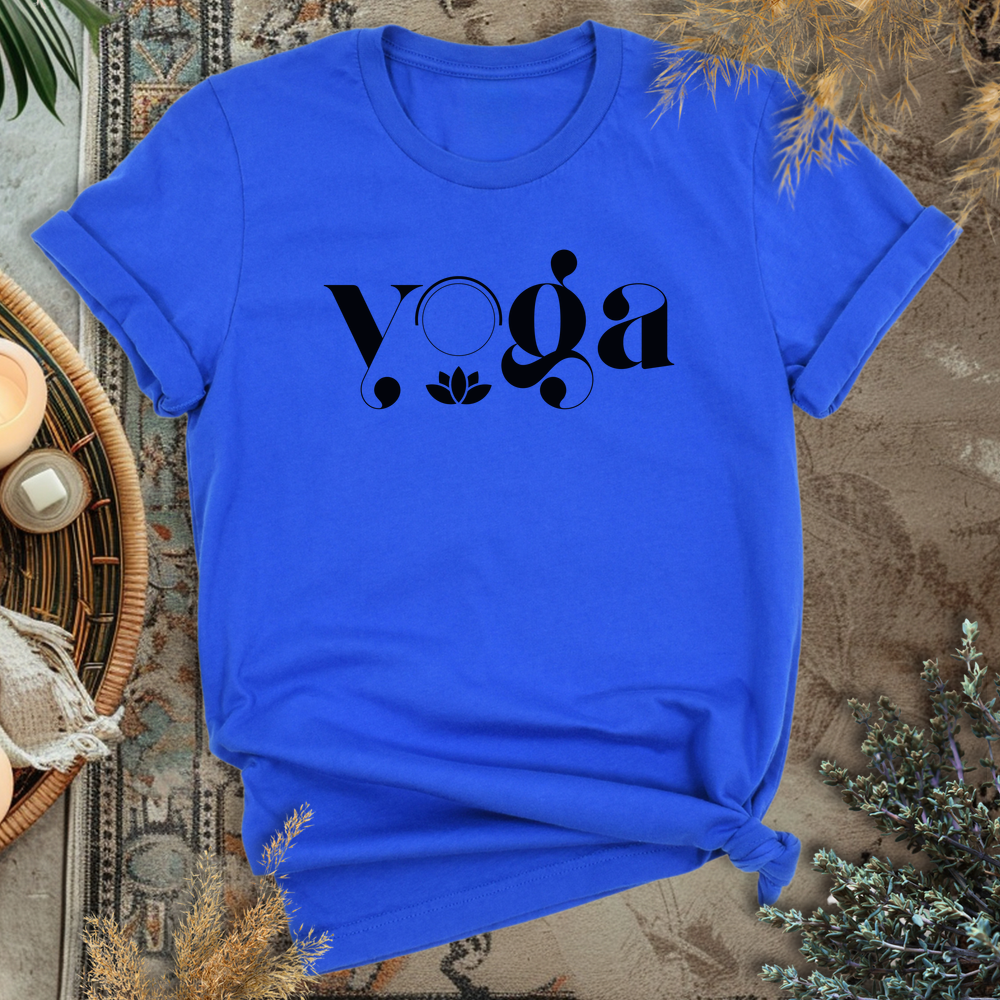 Blooming Yoga T-Shirt - True Royal - true royal-1746433420346