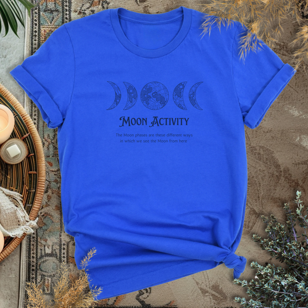 Phases of the Moon T-Shirt - True Royal - true royal-1746433950302