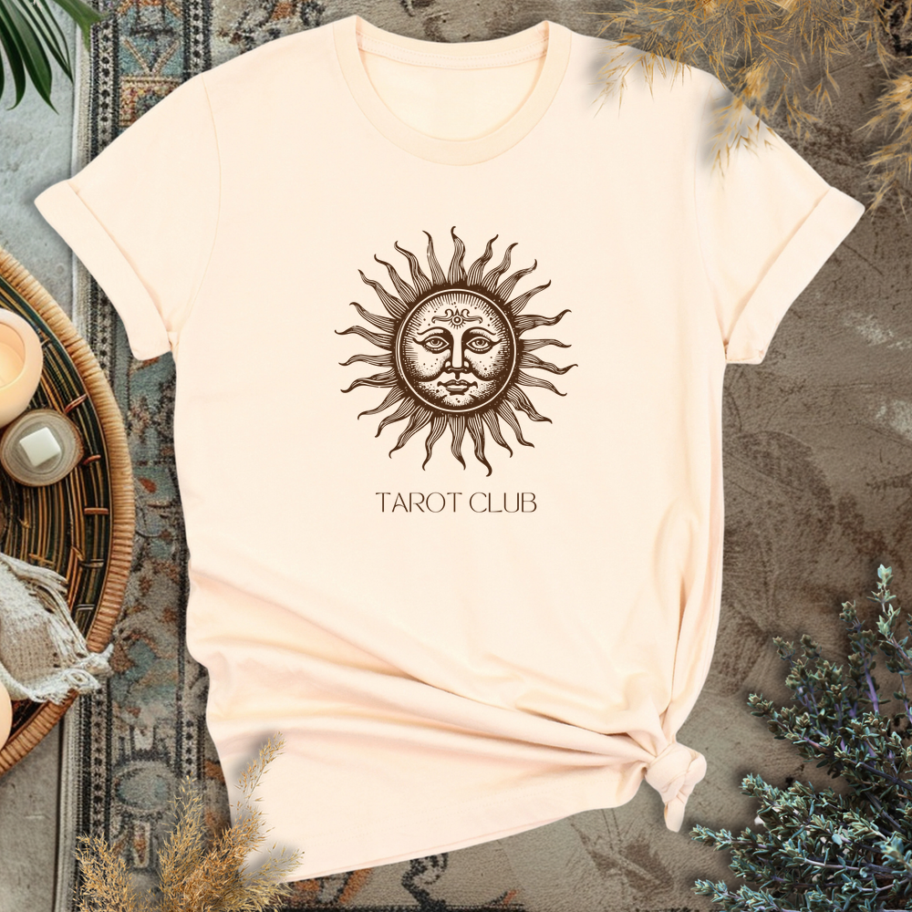 Tarot Club T-Shirt - Soft Cream - soft cream-1746434494999
